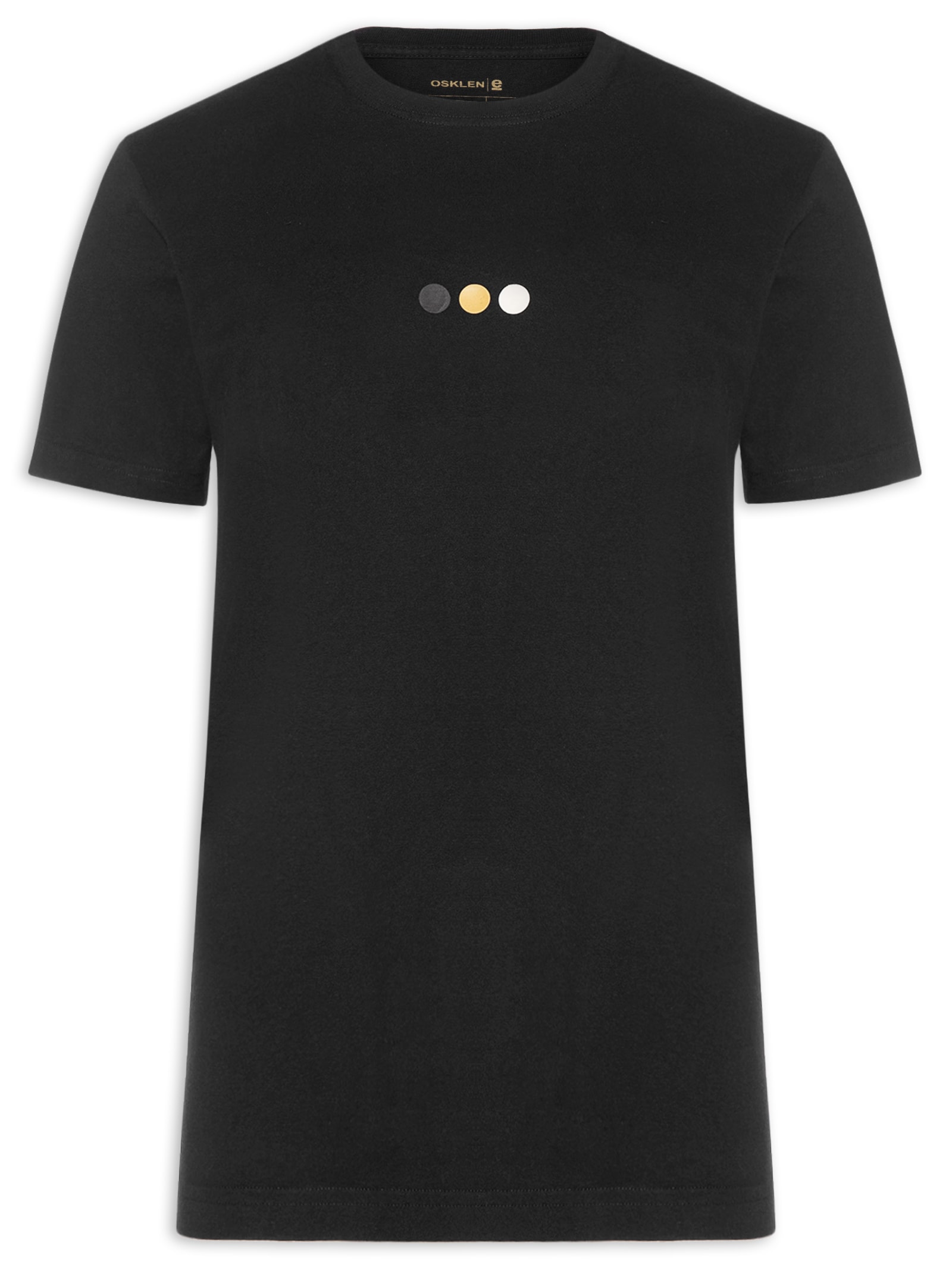 Camiseta Masculina Vintage Dots - Preto - Osklen