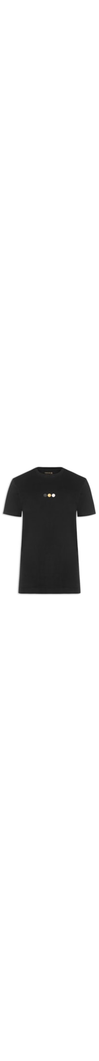 Camiseta Masculina Vintage Dots - Preto
