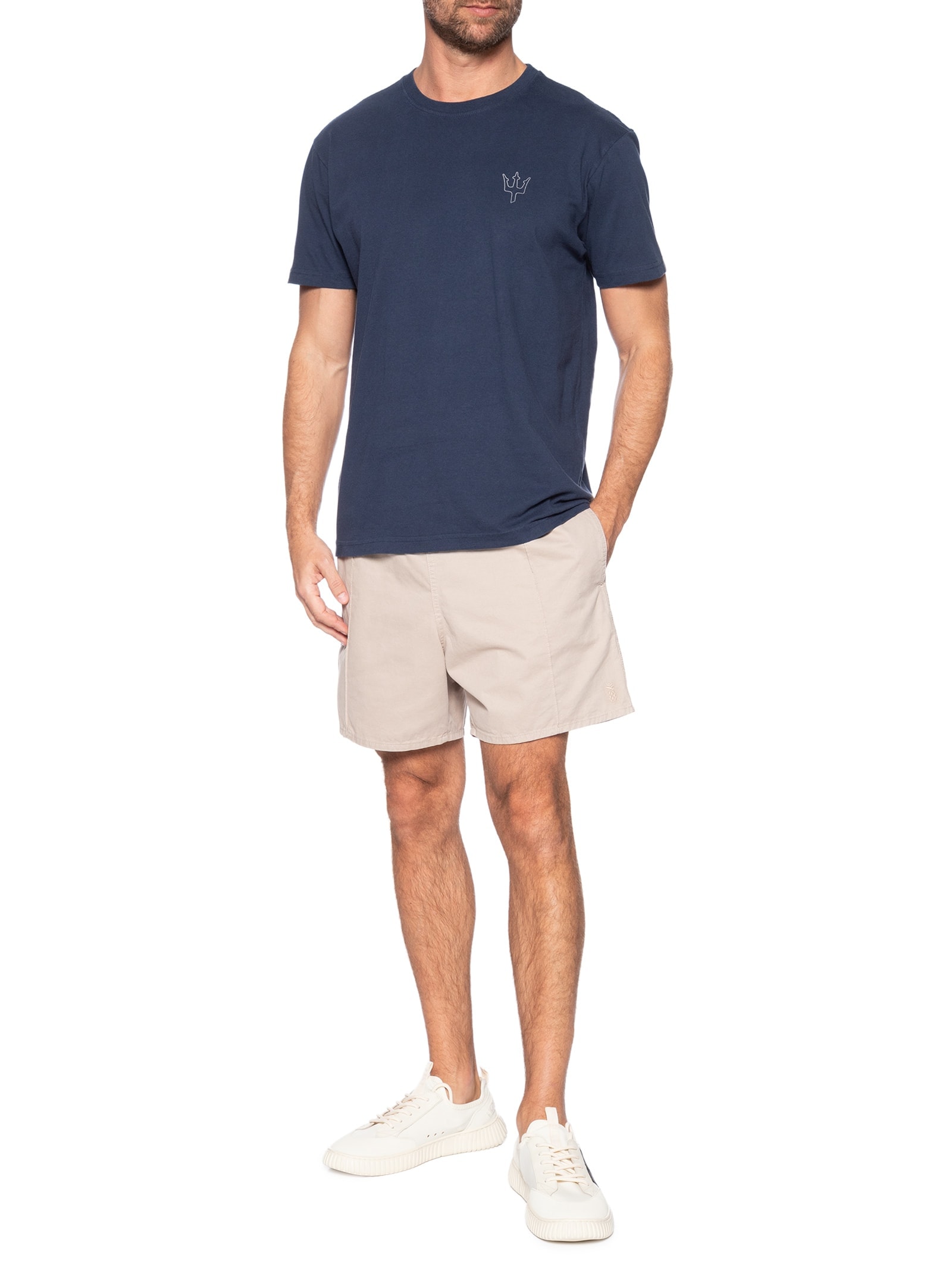 Camiseta Masculina Vintage Expeditions Club Azul Osklen