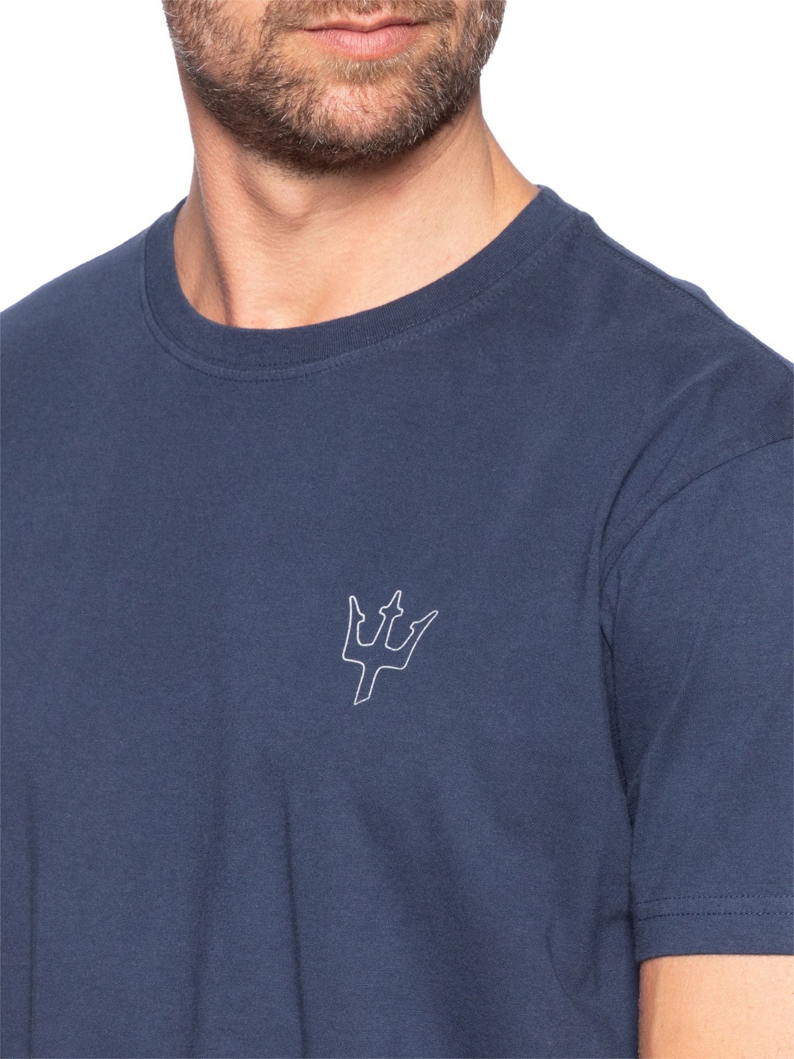 Camiseta Masculina Vintage Expeditions Club Azul Osklen