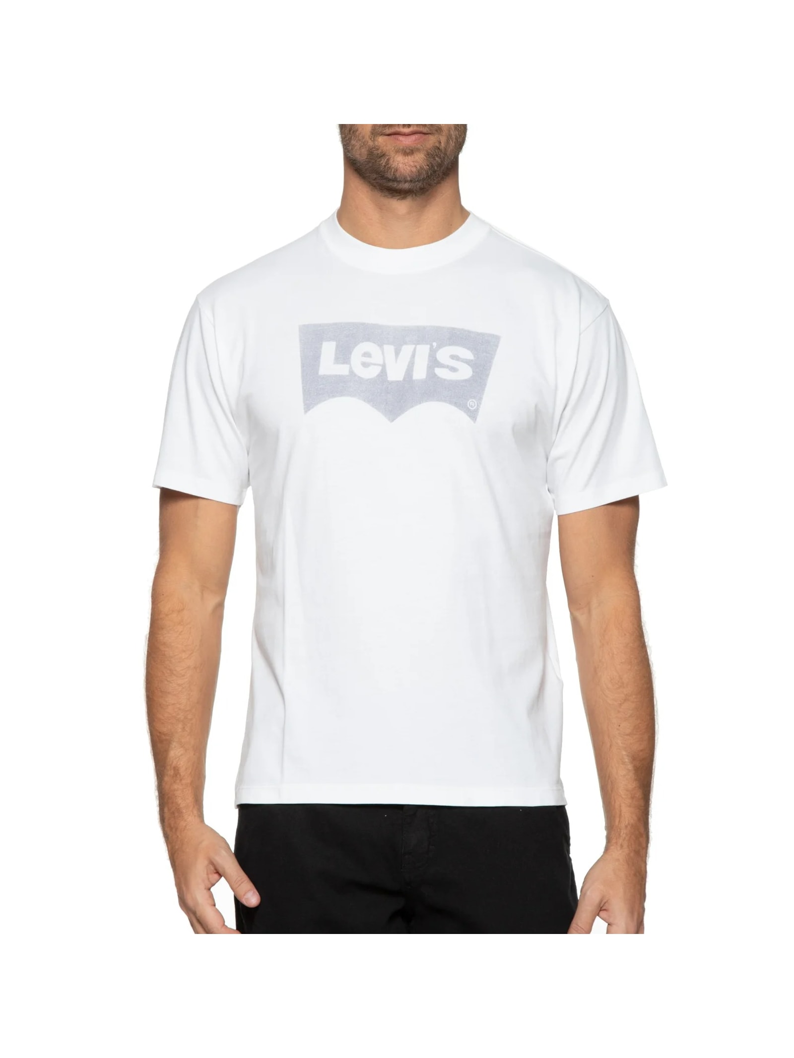 Camiseta Masculina Vintage Fit Graphic Branco Levi's