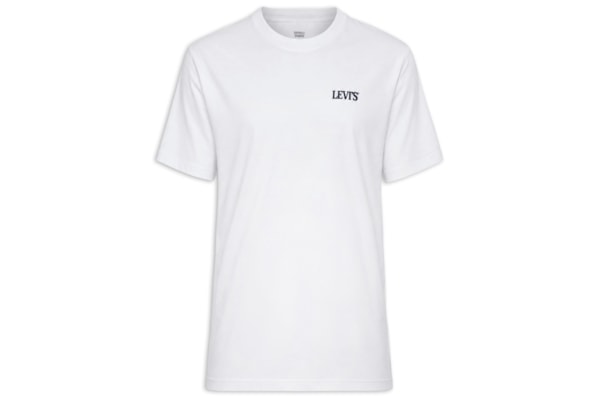 Camiseta Masculina Vintage Fit Graphic - Branco