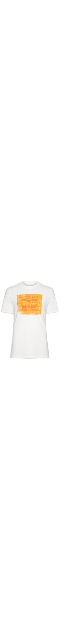 Camiseta Masculina Vintage Fit Graphic - Off White