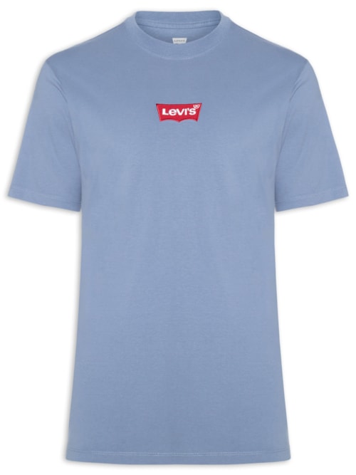 Camiseta Masculina Vintage Fit Graphic Tee – Azul