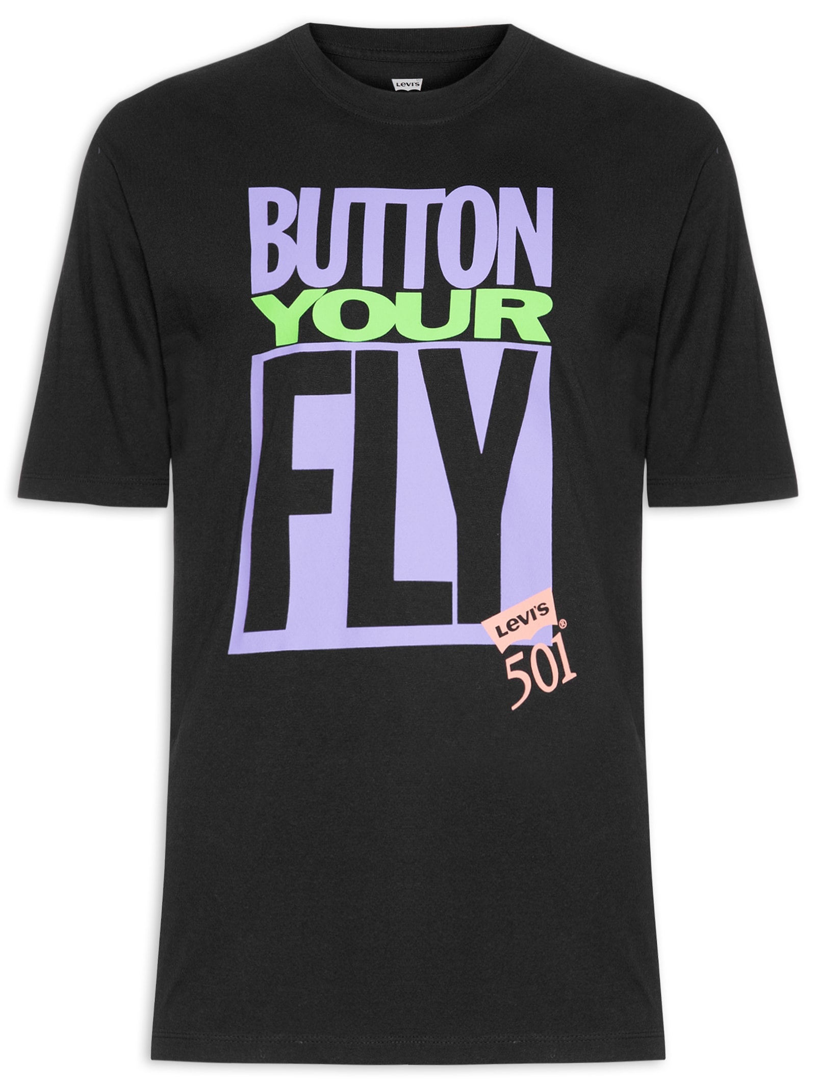 Camiseta Masculina Vintage Fit Graphic Tee Preto Levi's