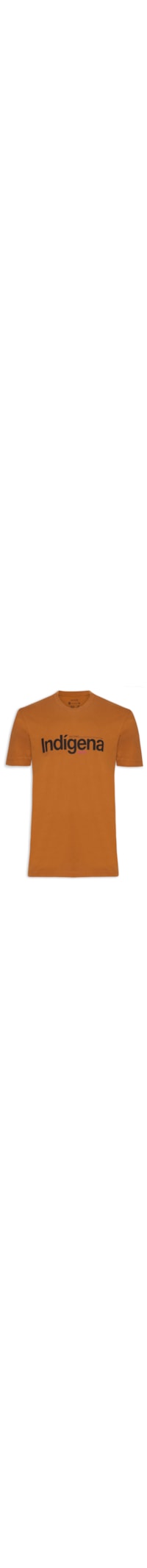 Camiseta Masculina Vintage Indigena - Marrom