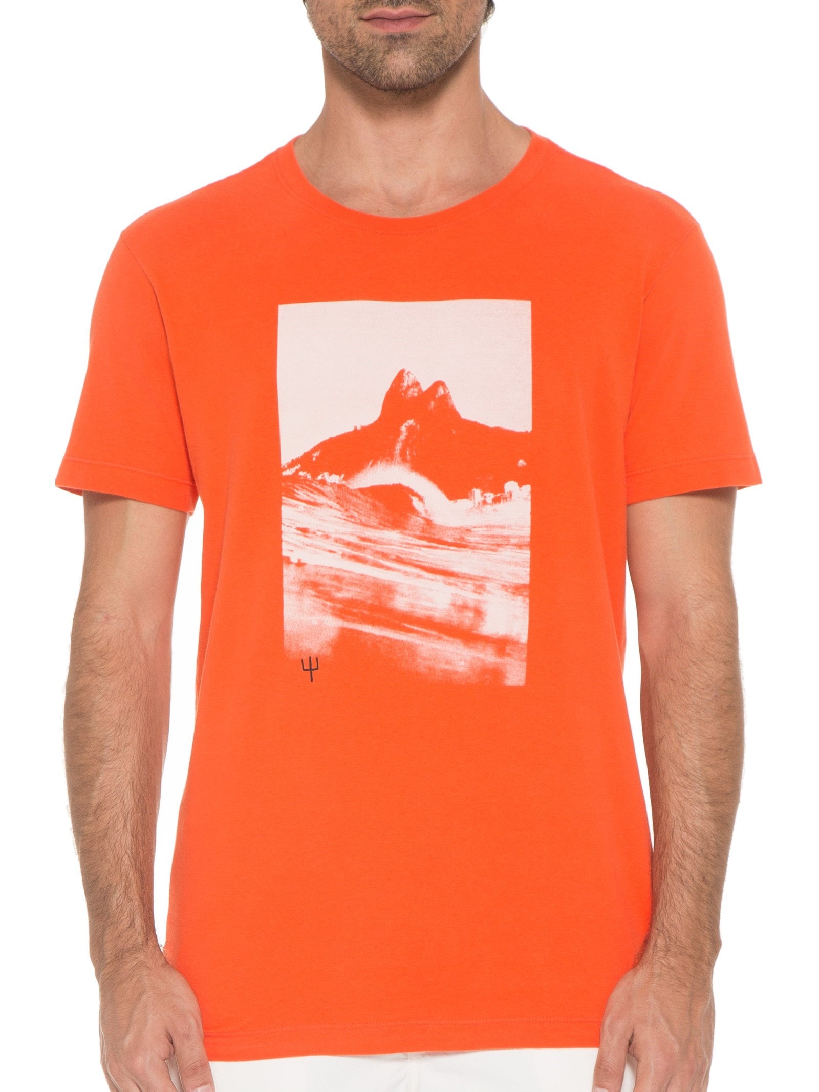 Camiseta Masculina Vintage Ipa Laranja Osklen
