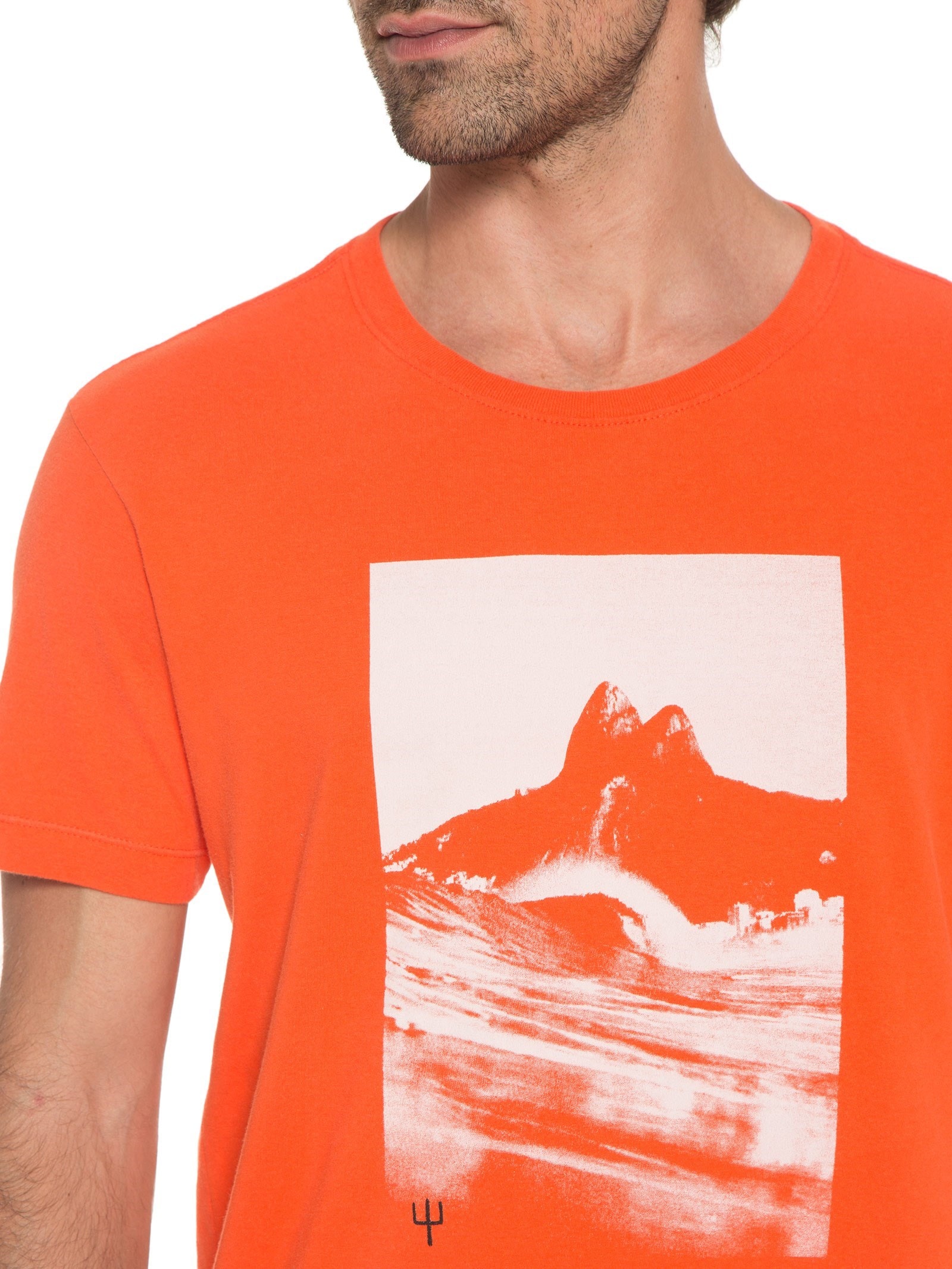 Camiseta Masculina Vintage Ipa Laranja Osklen