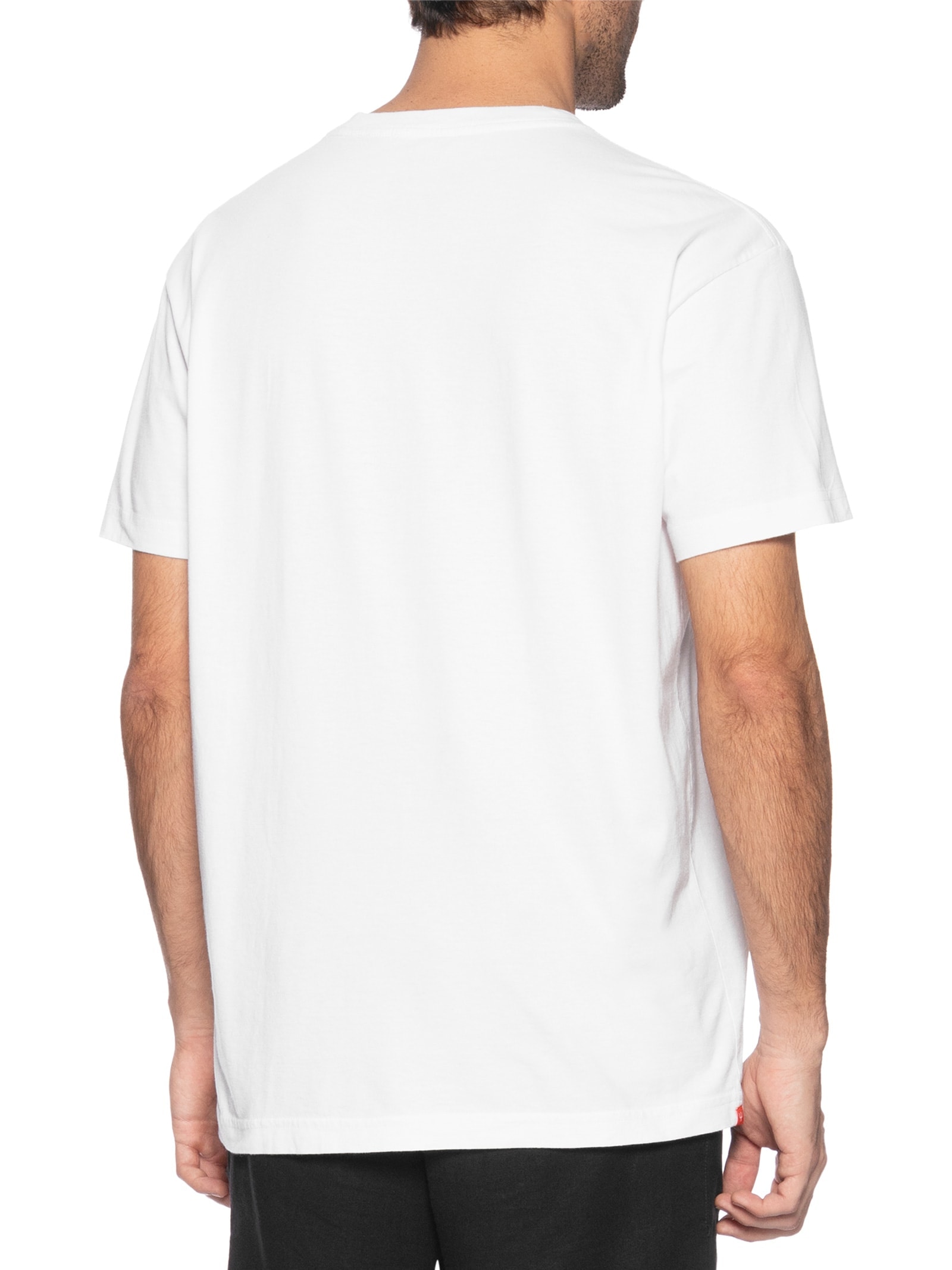 Camiseta Masculina Vintage Manga Curta Branco Osklen