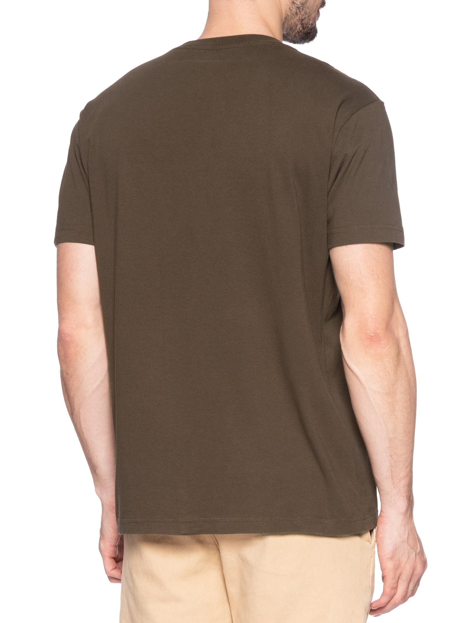 Camiseta Masculina Vintage Manga Curta Capoeira Marrom Osklen