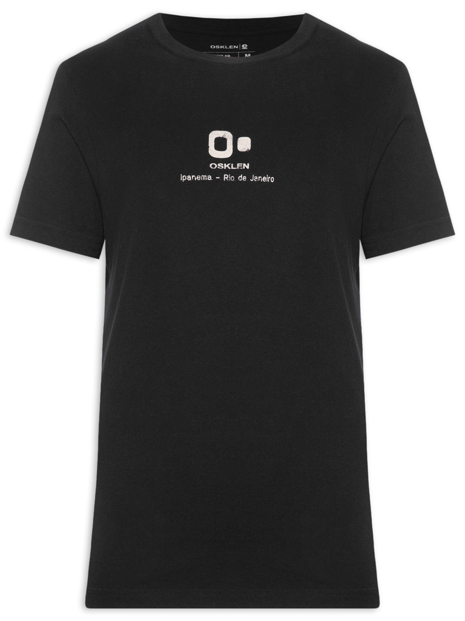 Camiseta Masculina Vintage New Icon Ipanema Preto Osklen