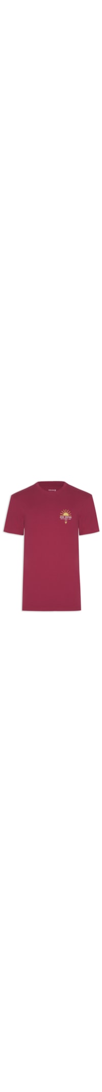 Camiseta Masculina Vintage Osksrfng - Vermelho