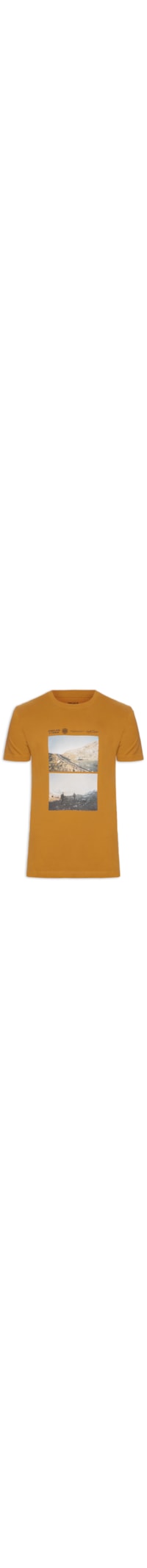 Camiseta Masculina Vintage Patagonia Trekking - Amarelo
