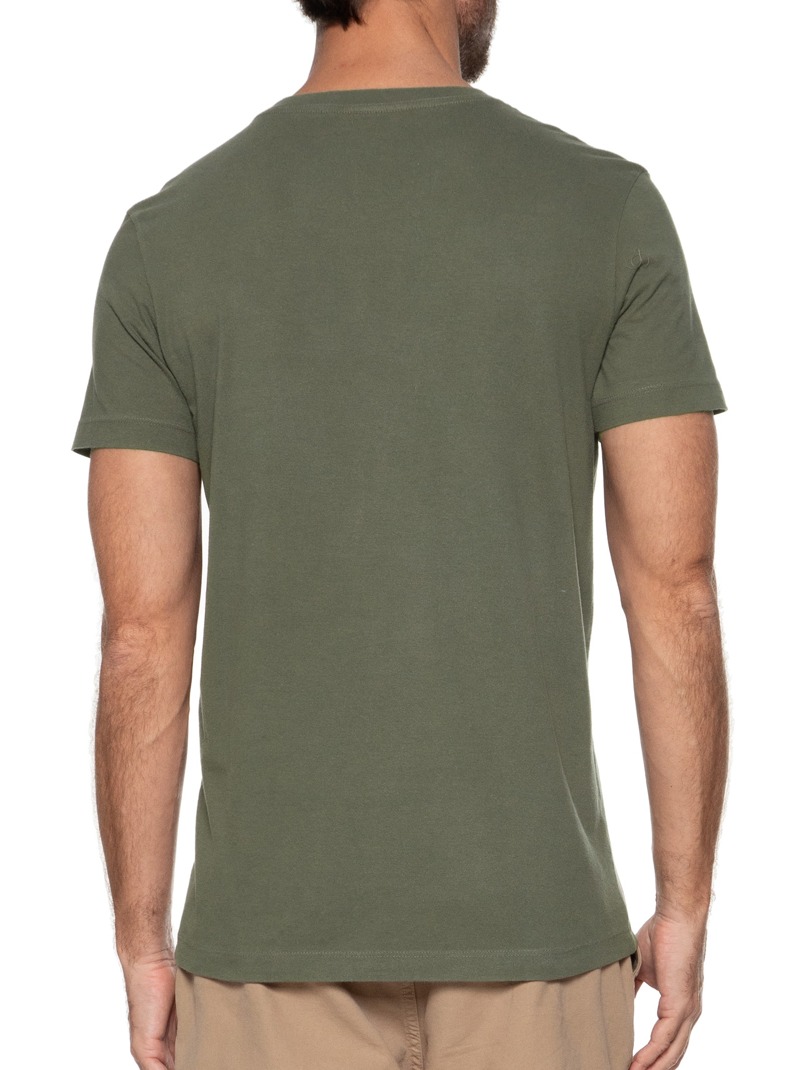 Camiseta Masculina Vintage Piracuru Manga Curta Verde Osklen