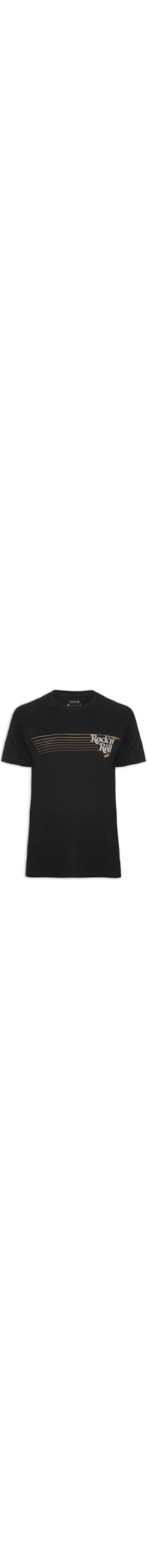 Camiseta Masculina Vintage Rock Strings - Preto