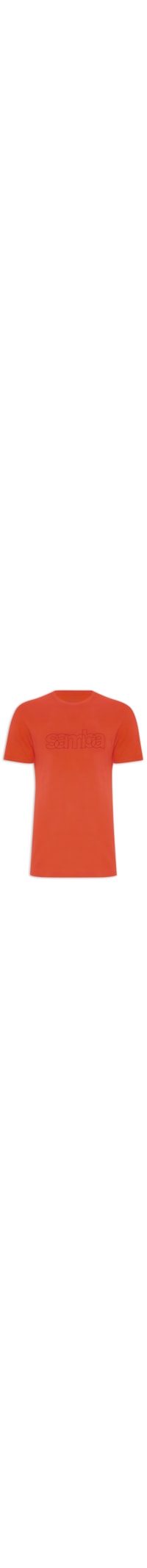 Camiseta Masculina Vintage Samba Linha - Laranja