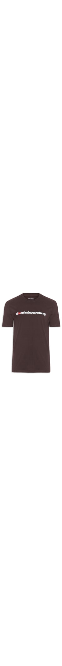 Camiseta Masculina Vintage Skateboarding - Marrom