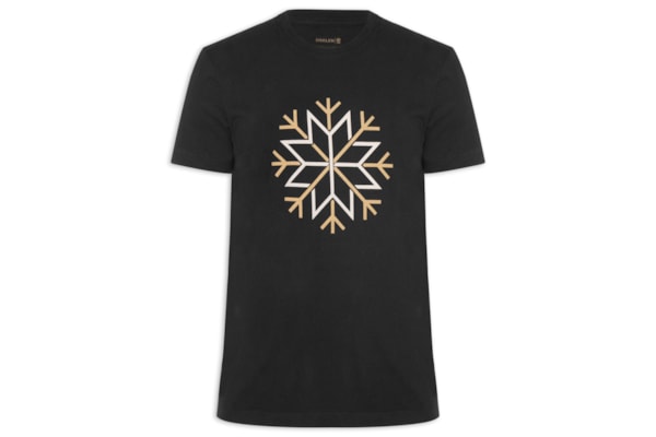 Camiseta Masculina Vintage Snow Icon 03 - Preto