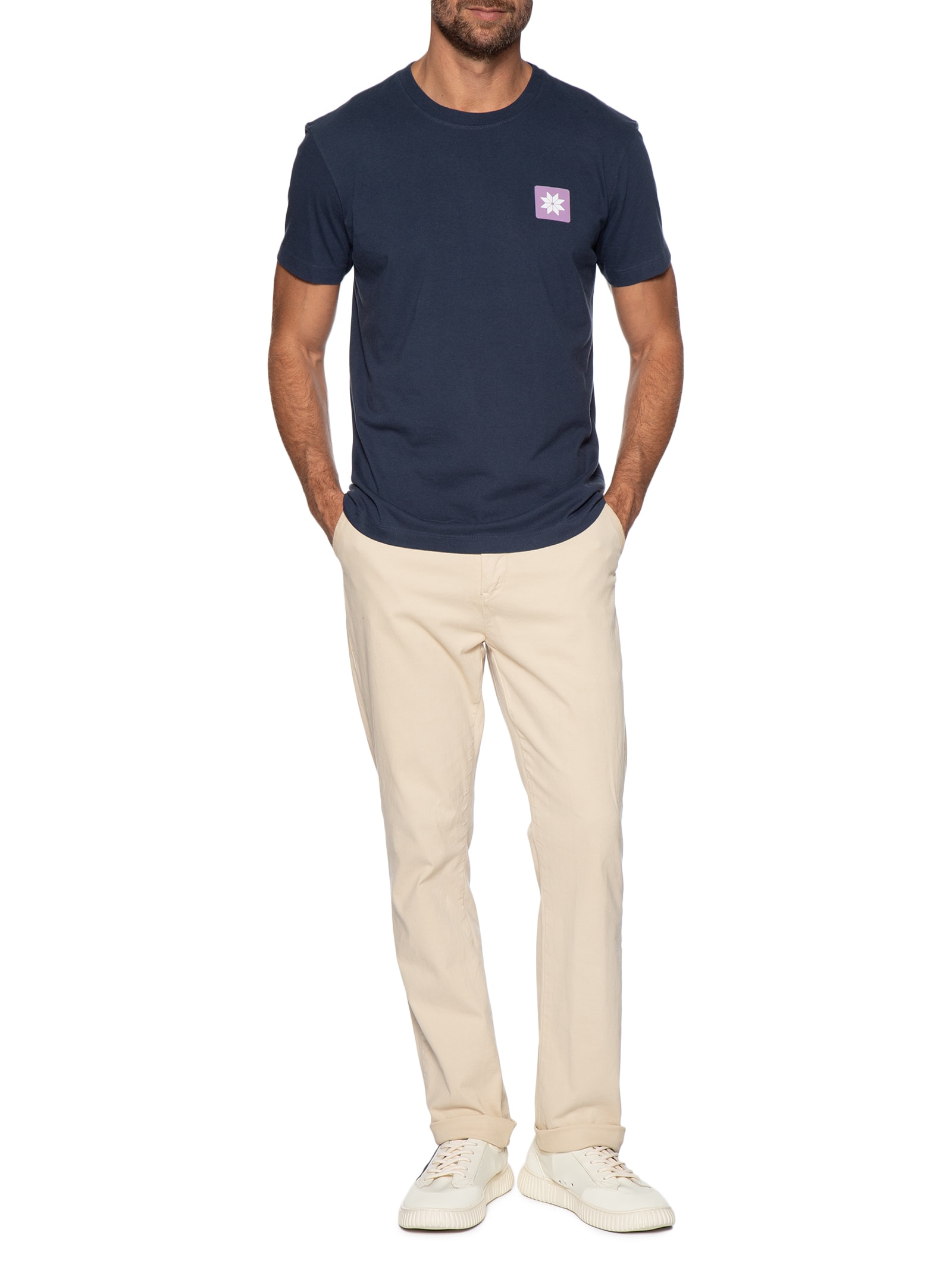 Camiseta Masculina Vintage Snow Icon Azul Osklen