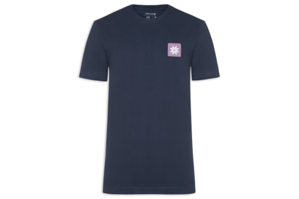 Camiseta Masculina Vintage Snow Icon - Azul