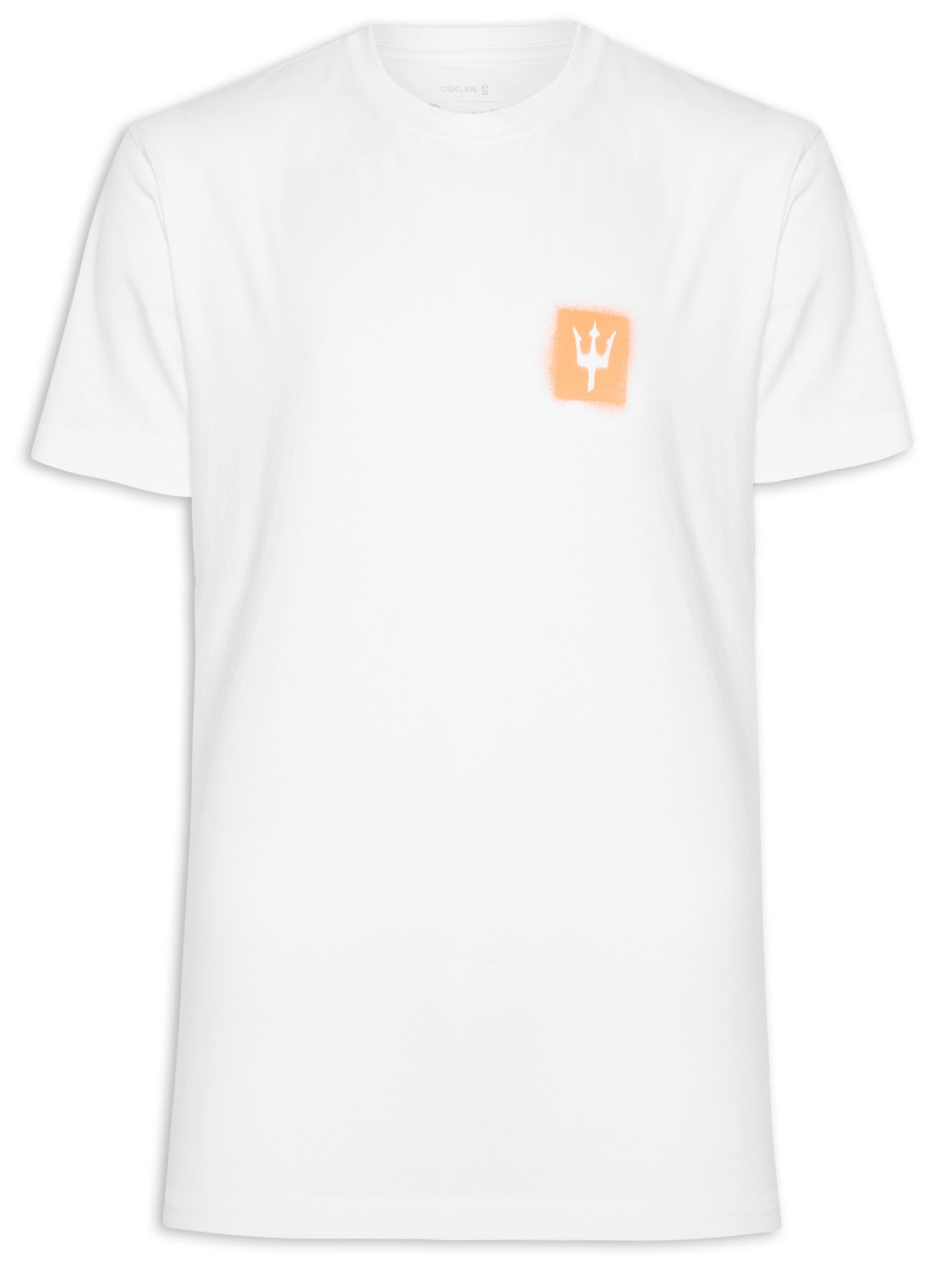 Camiseta Masculina Vintage Sprayion Manga Curta Branco Osklen