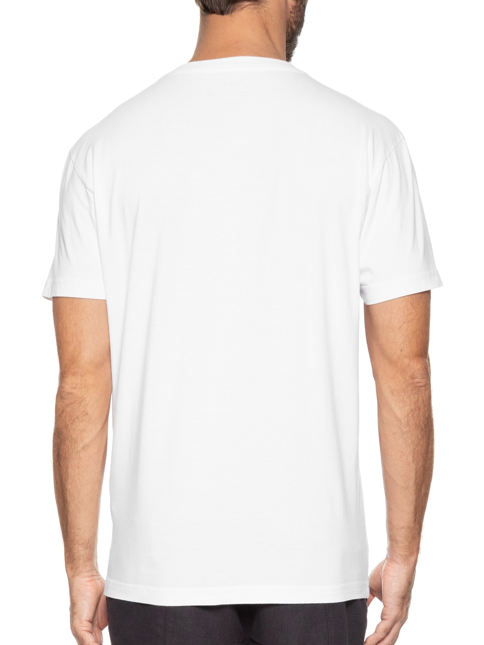 Camiseta Masculina Vintage Sprayion Manga Curta Branco Osklen