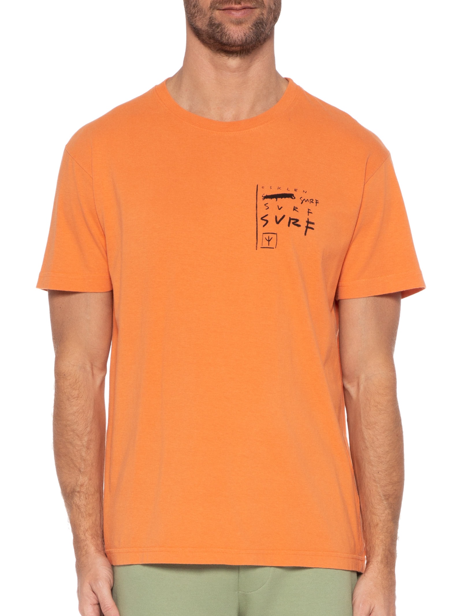 Camiseta Masculina Vintage Surf Surf Laranja Osklen