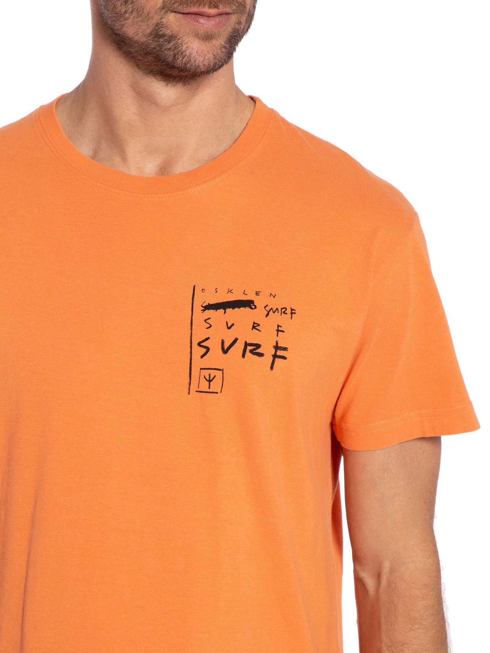 Camiseta Masculina Vintage Surf Surf Laranja Osklen