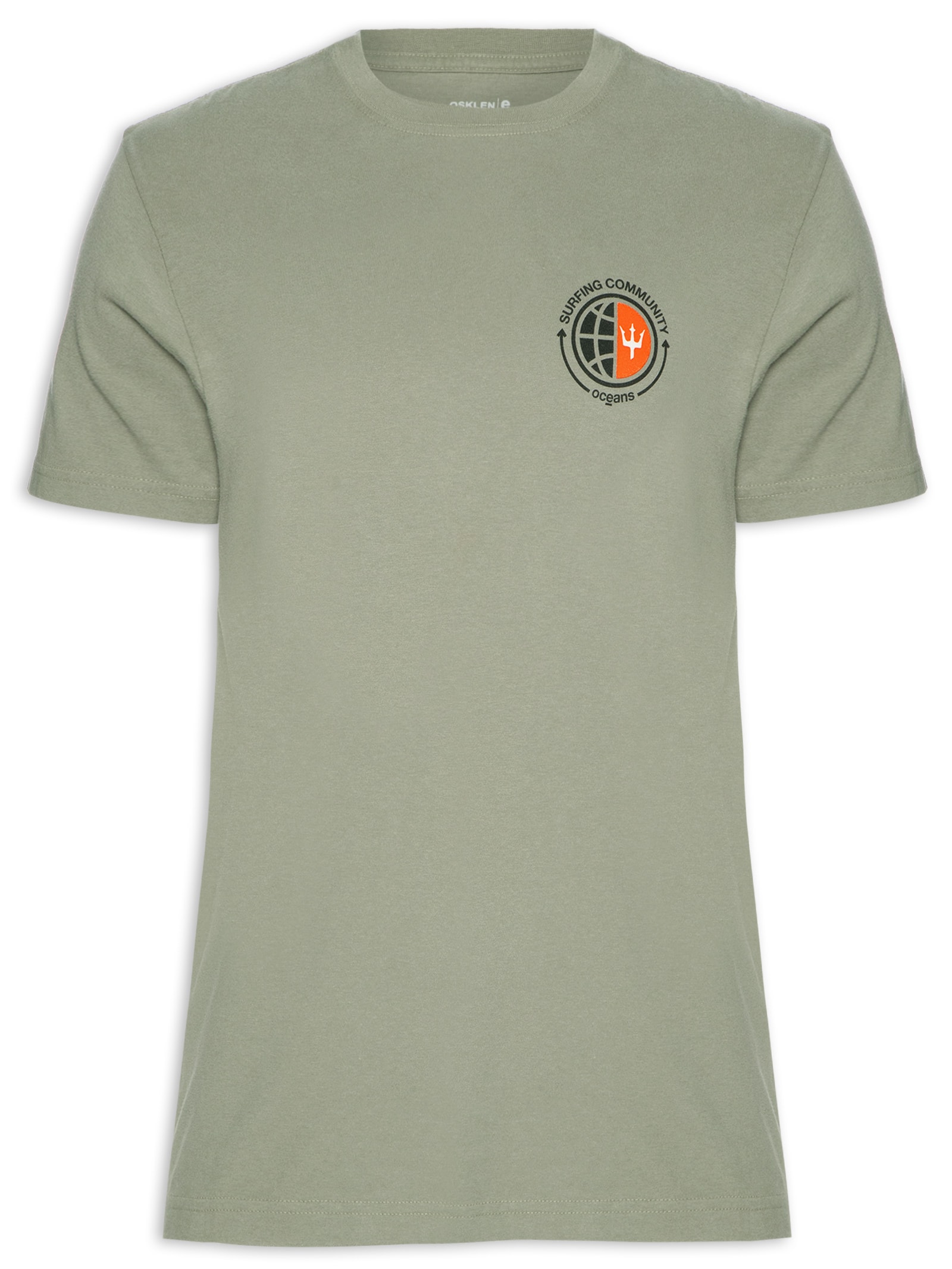 Camiseta Masculina Vintage Surng Community Verde  Osklen