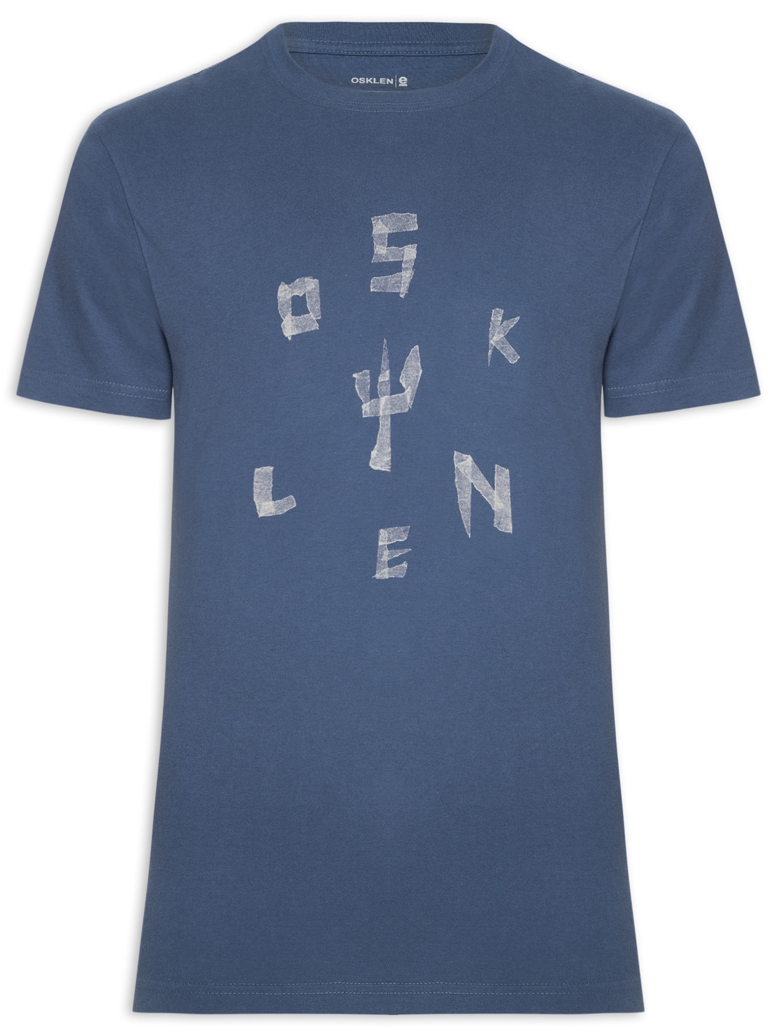Camiseta Masculina Vintage Tape Mc Azul Osklen