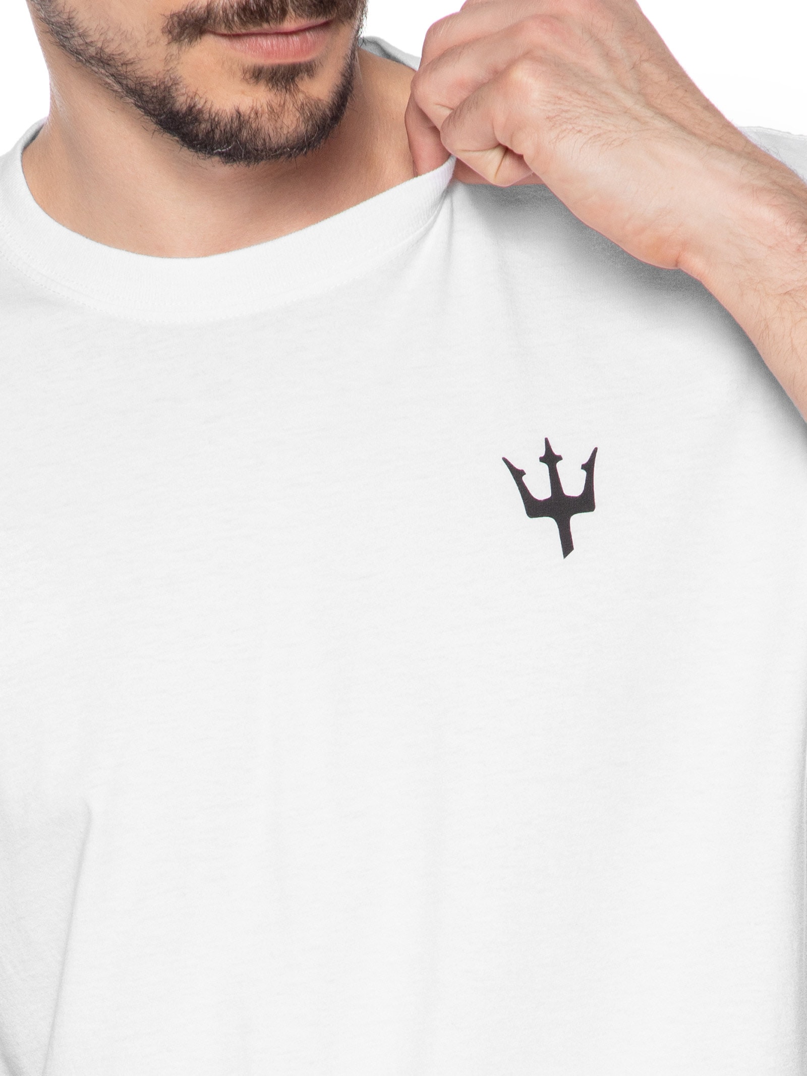 Camiseta Masculina Vintage Tres Quilhas Branco Osklen