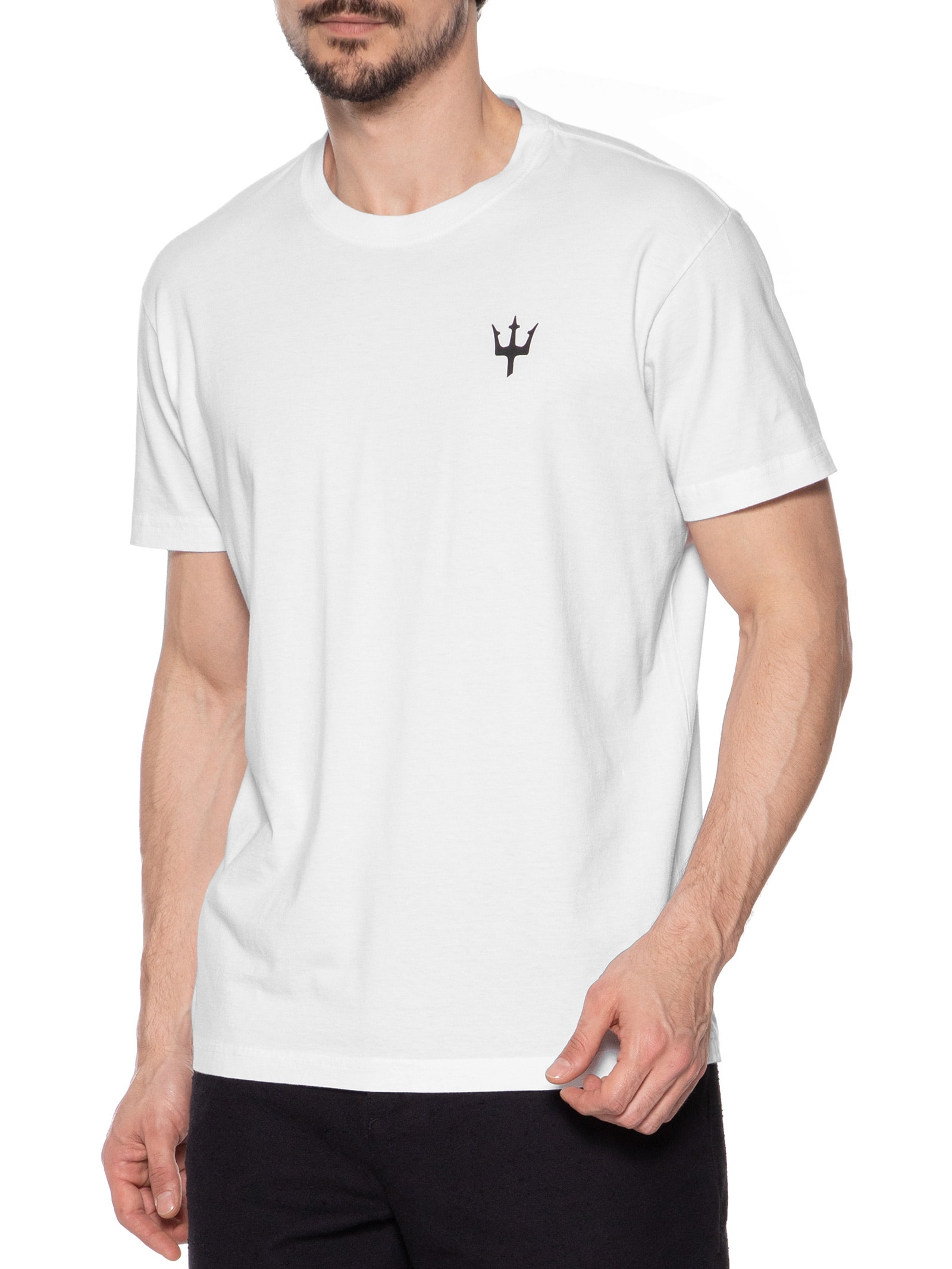 Camiseta Masculina Vintage Tres Quilhas Branco Osklen