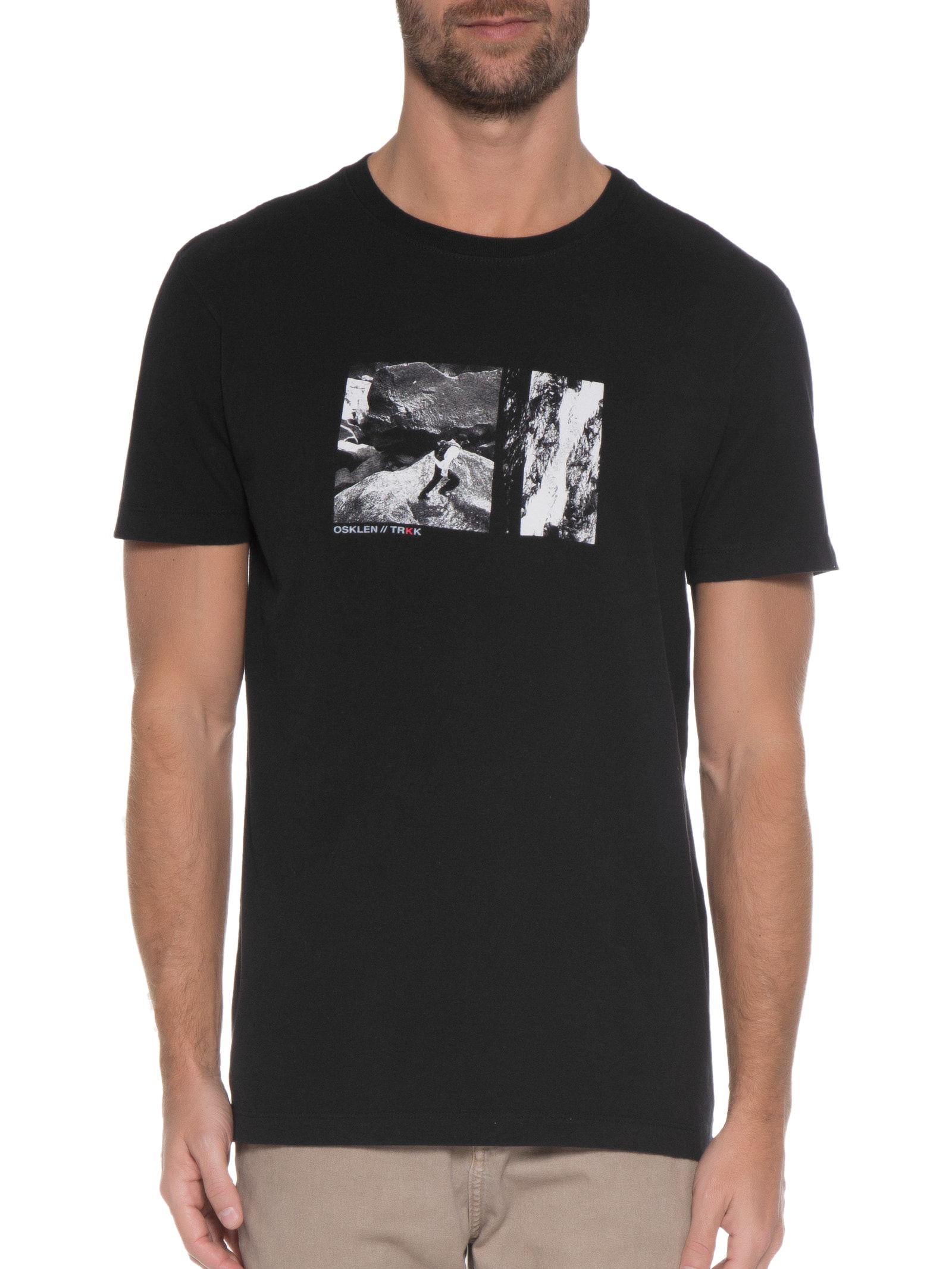 Camiseta Masculina Vintage Trkk Mix Preto Osklen