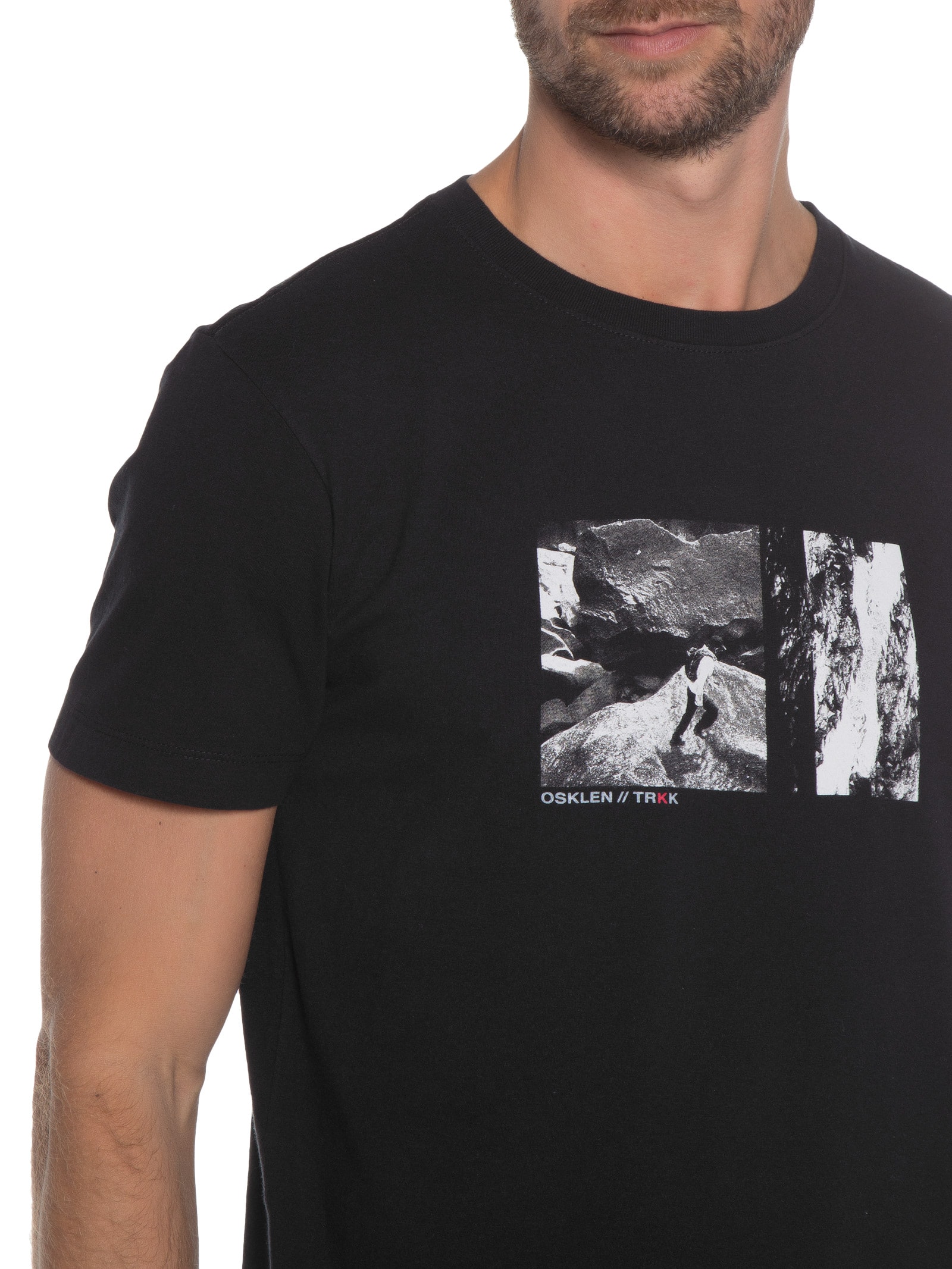 Camiseta Masculina Vintage Trkk Mix Preto Osklen