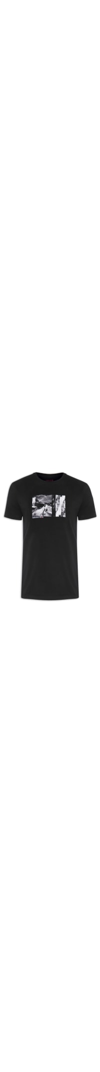 Camiseta Masculina Vintage Trkk Mix - Preto