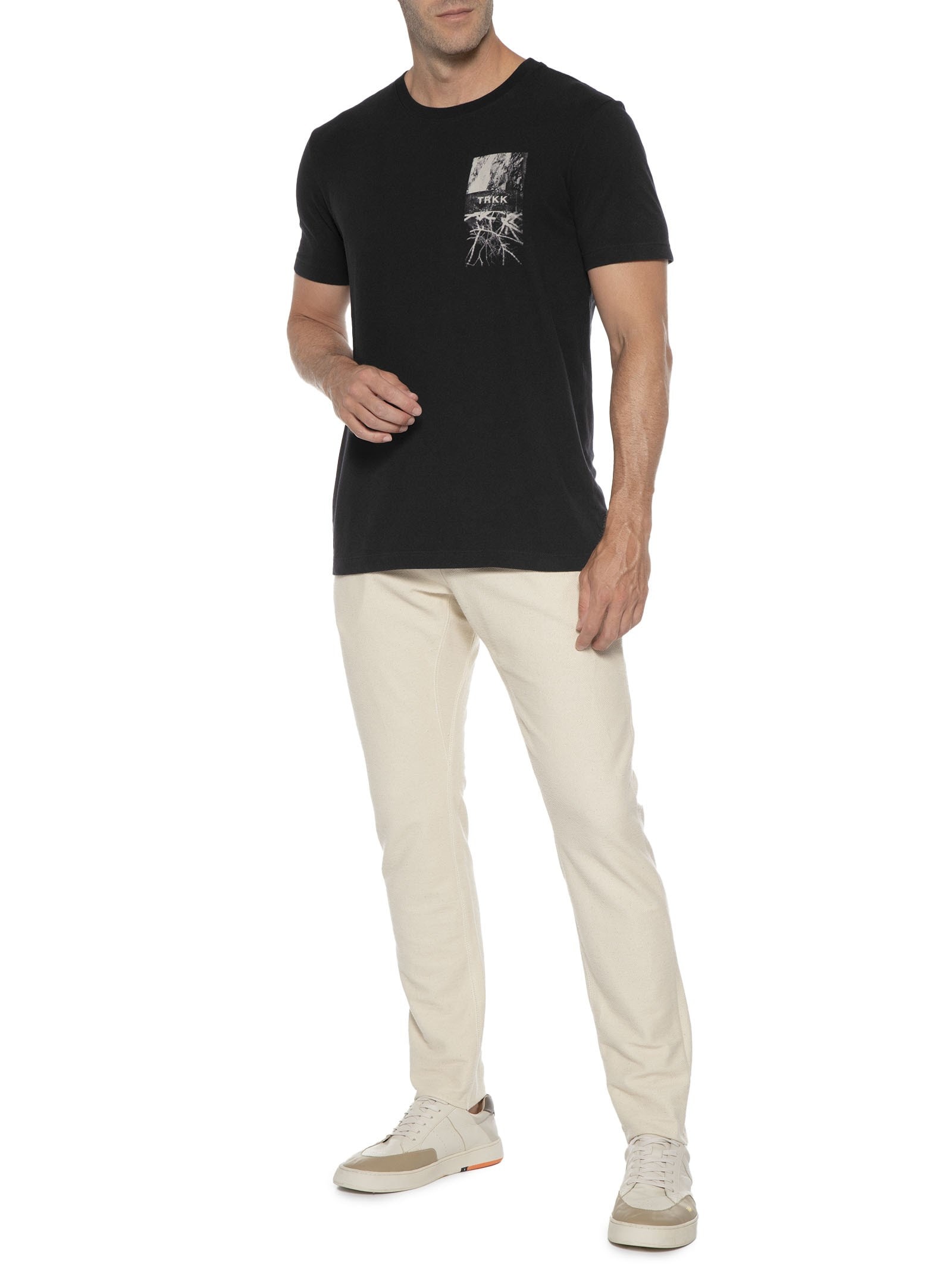 Camiseta Masculina Vintage Trkk Roots Preto Osklen