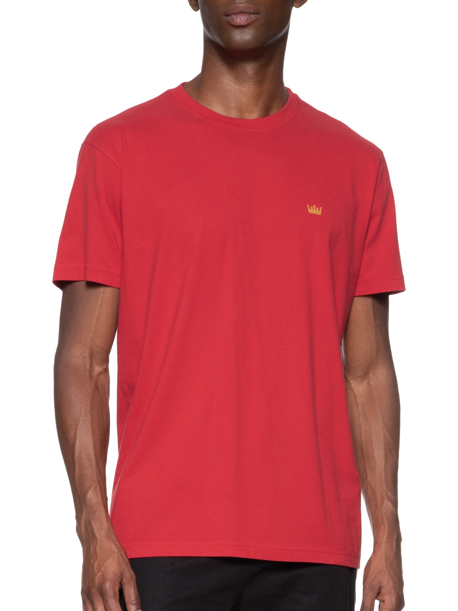 Camiseta Masculina Vintage UKI Poster Manga Curta Vermelho Osklen