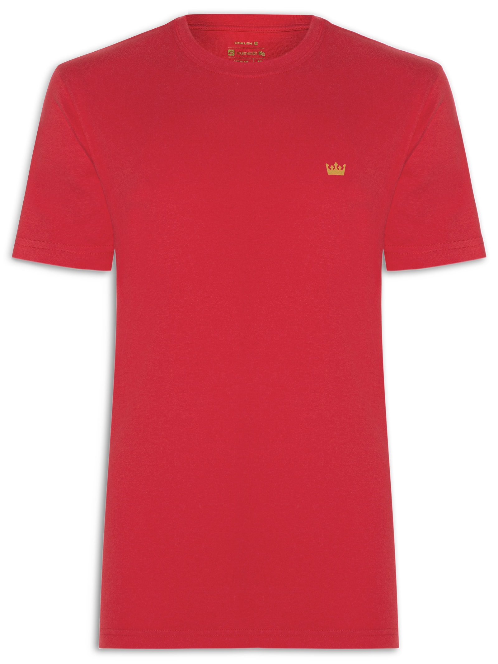 Camiseta Masculina Vintage UKI Poster Manga Curta Vermelho Osklen