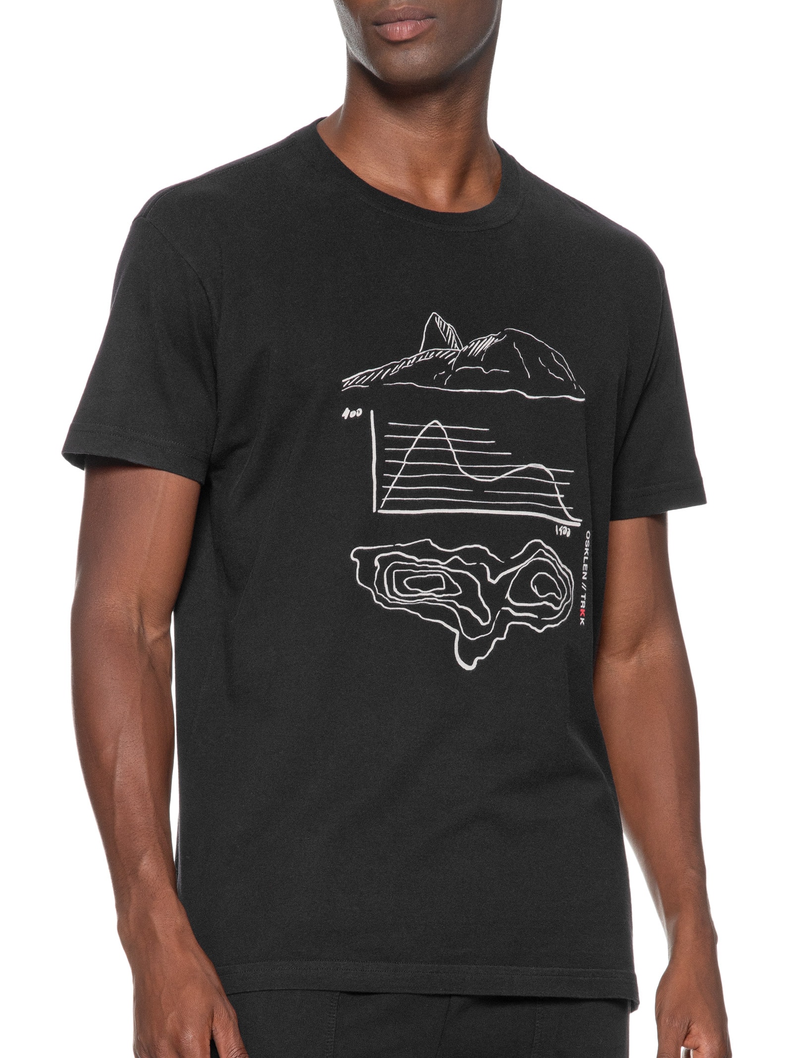 Camiseta Masculina Vintage Urca Preto Osklen