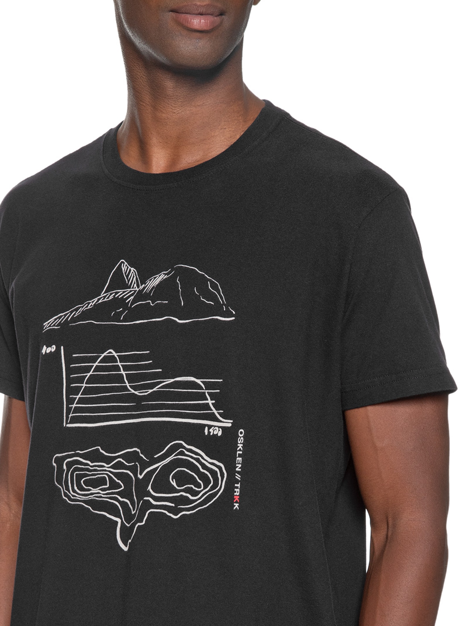 Camiseta Masculina Vintage Urca Preto Osklen