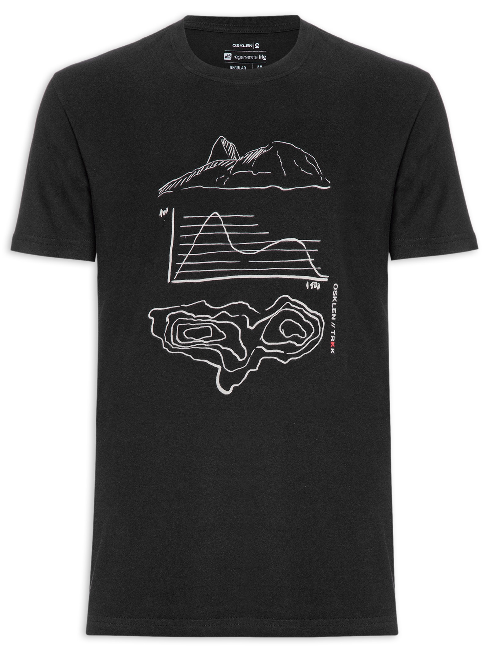 Camiseta Masculina Vintage Urca Preto Osklen