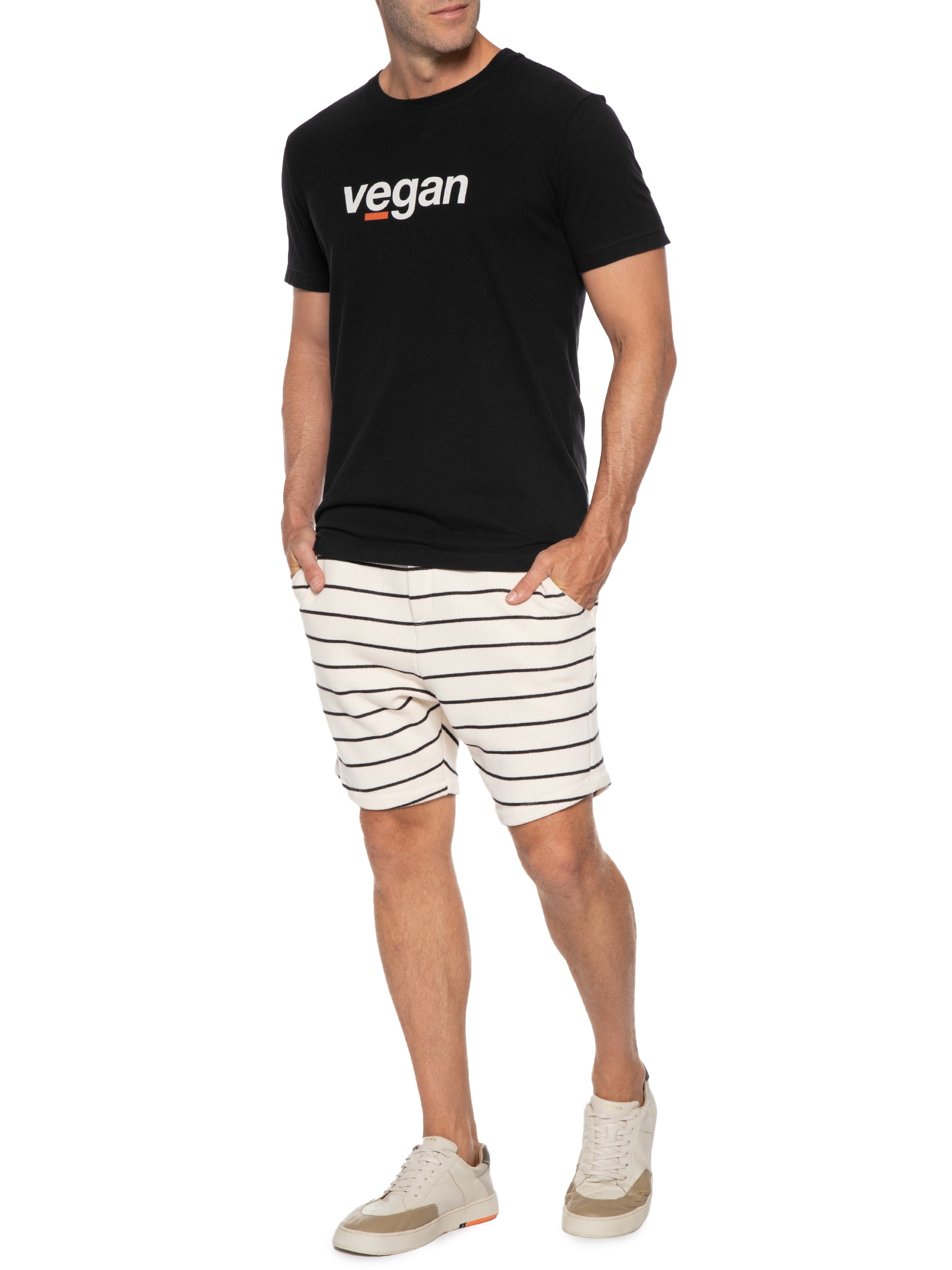 Camiseta Masculina Vintage Vegan Preto Osklen