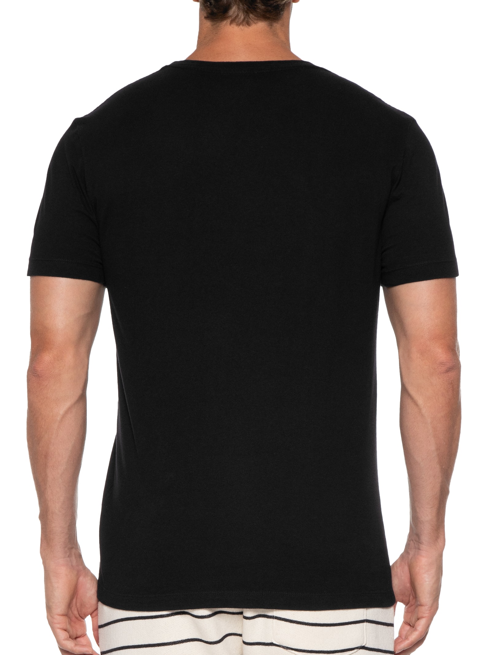 Camiseta Masculina Vintage Vegan Preto Osklen