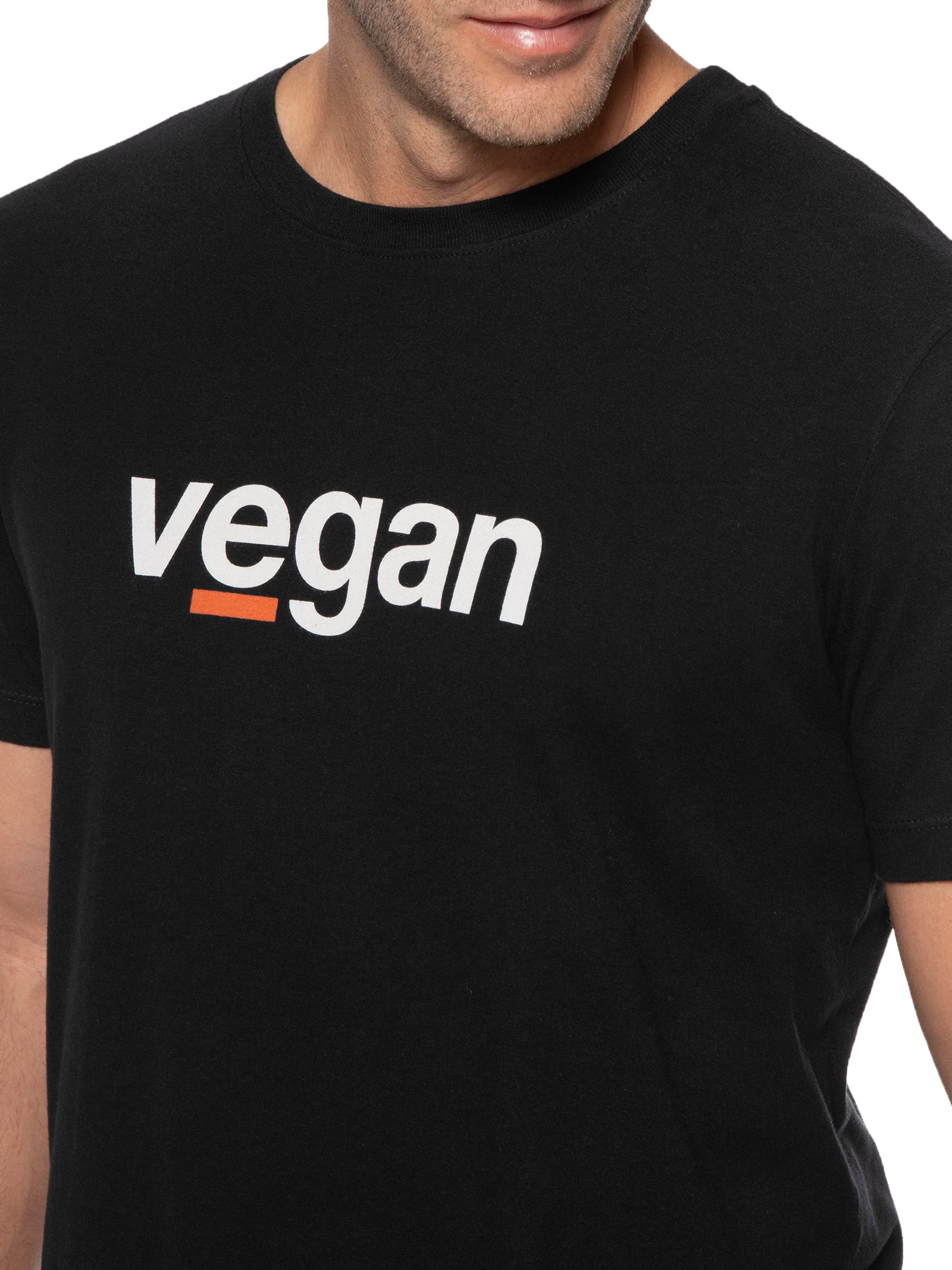 Camiseta Masculina Vintage Vegan Preto Osklen