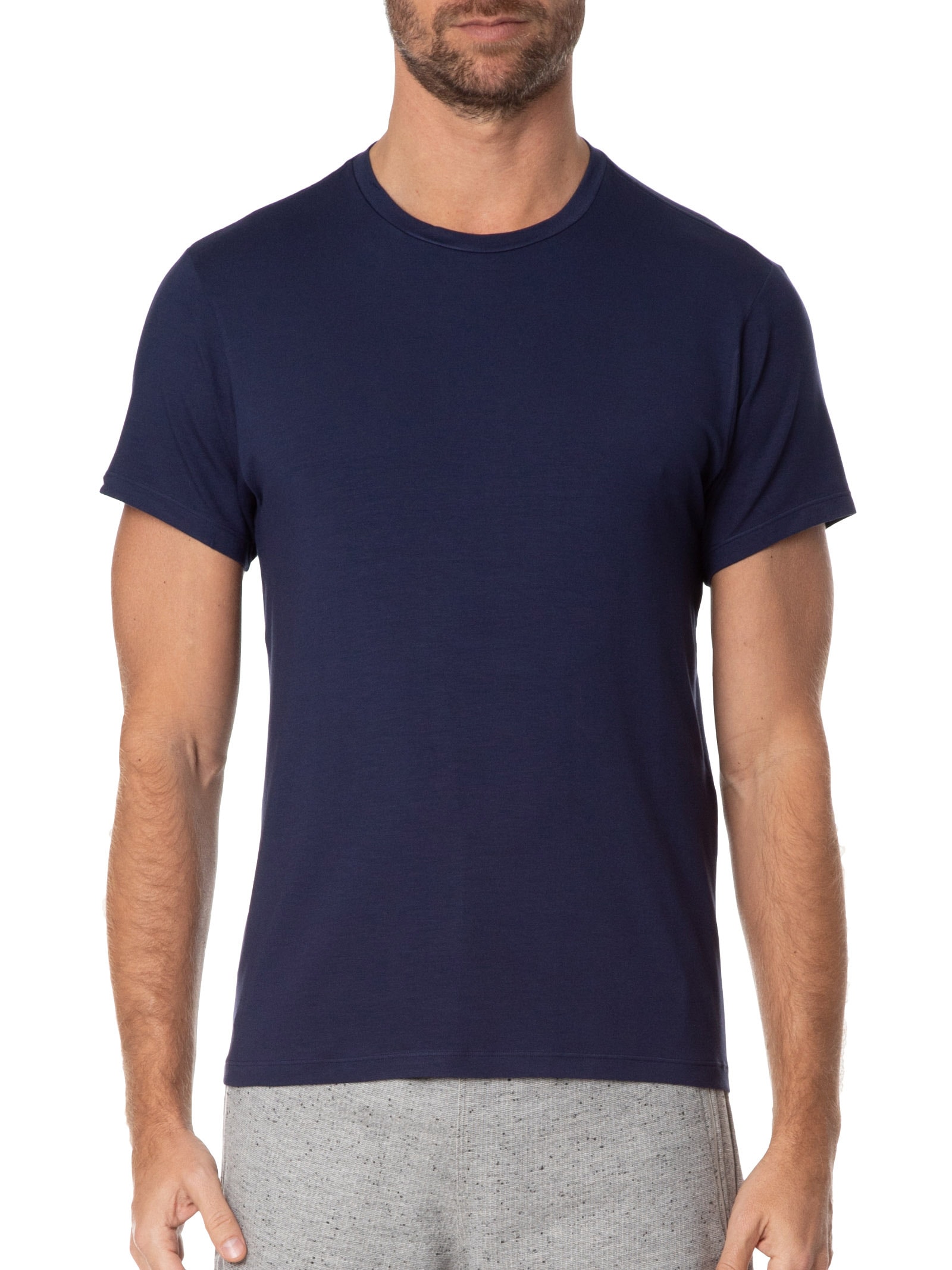 Camiseta Masculina Viscolycra Azul Casa Das Cuecas