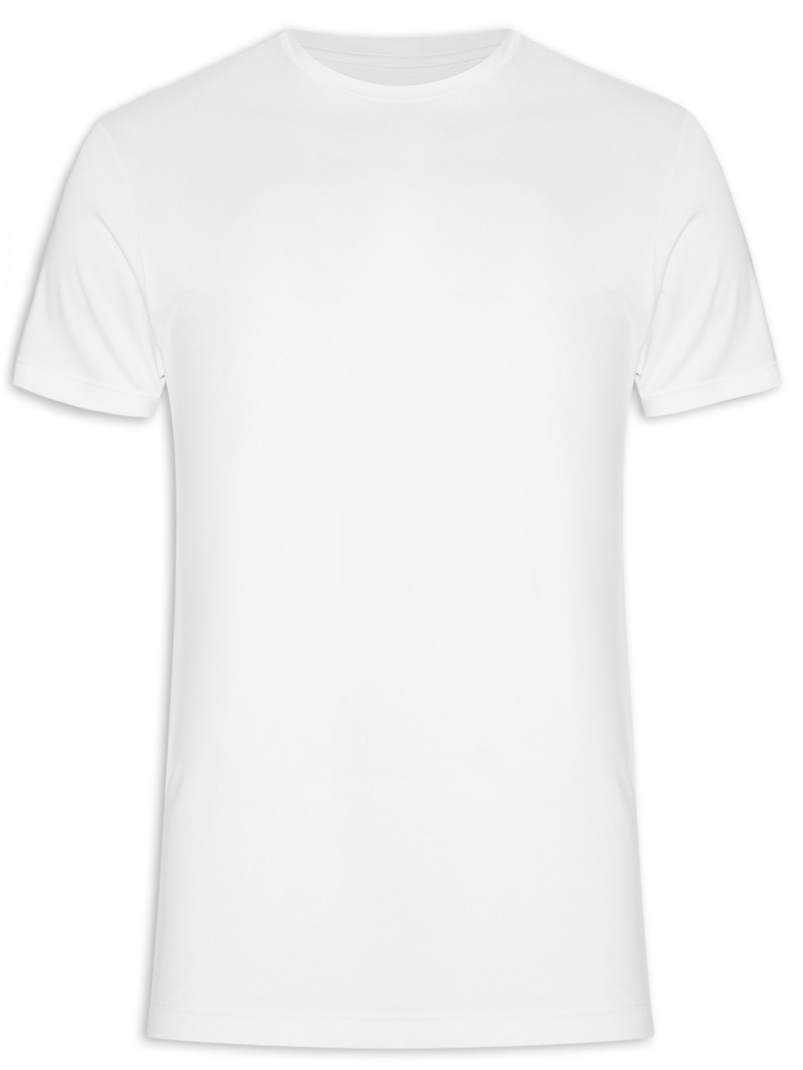 Camiseta Masculina Viscolycra Branco Casa Das Cuecas