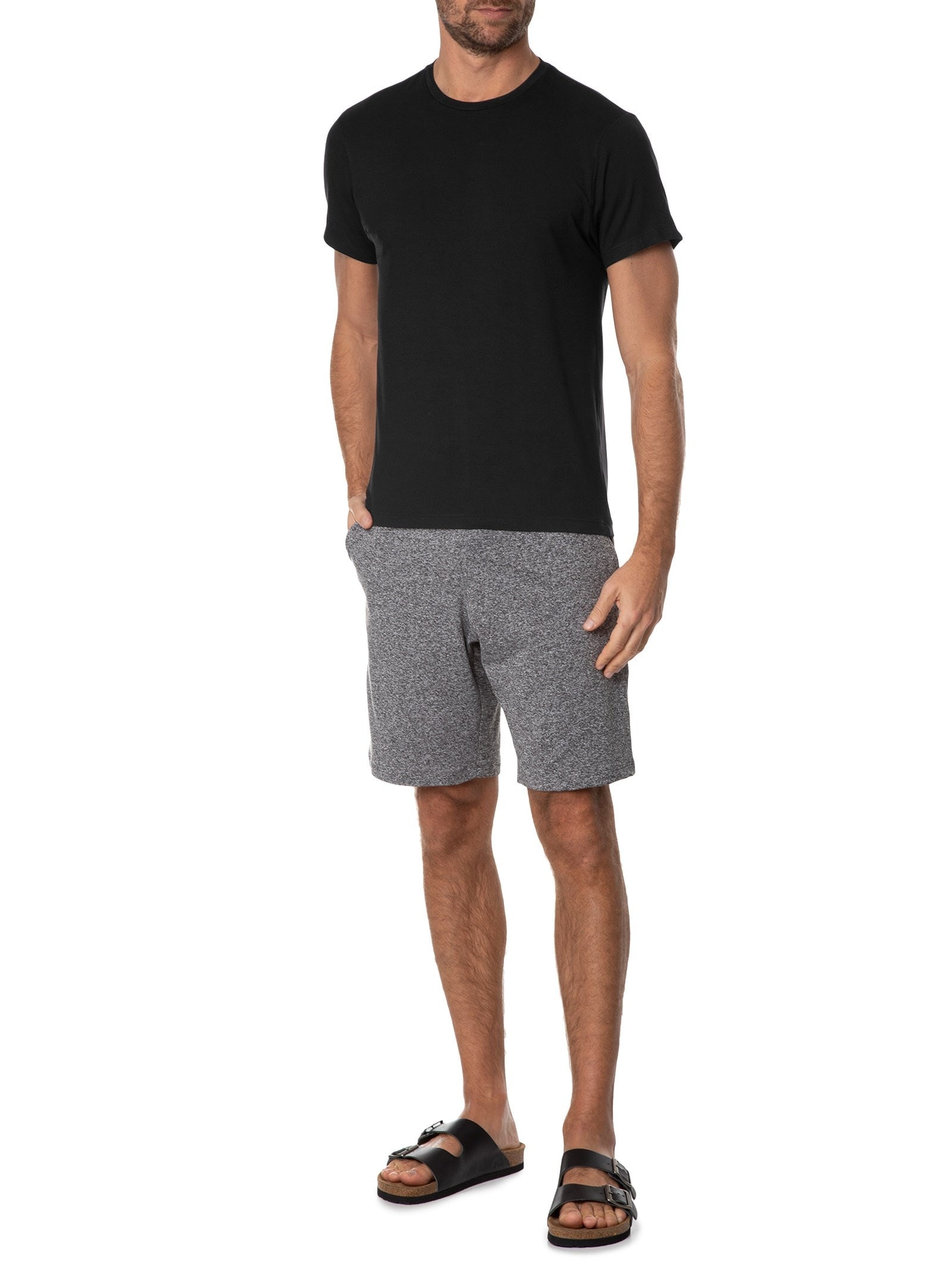 Camiseta Masculina Viscolycra Preto Casa Das Cuecas