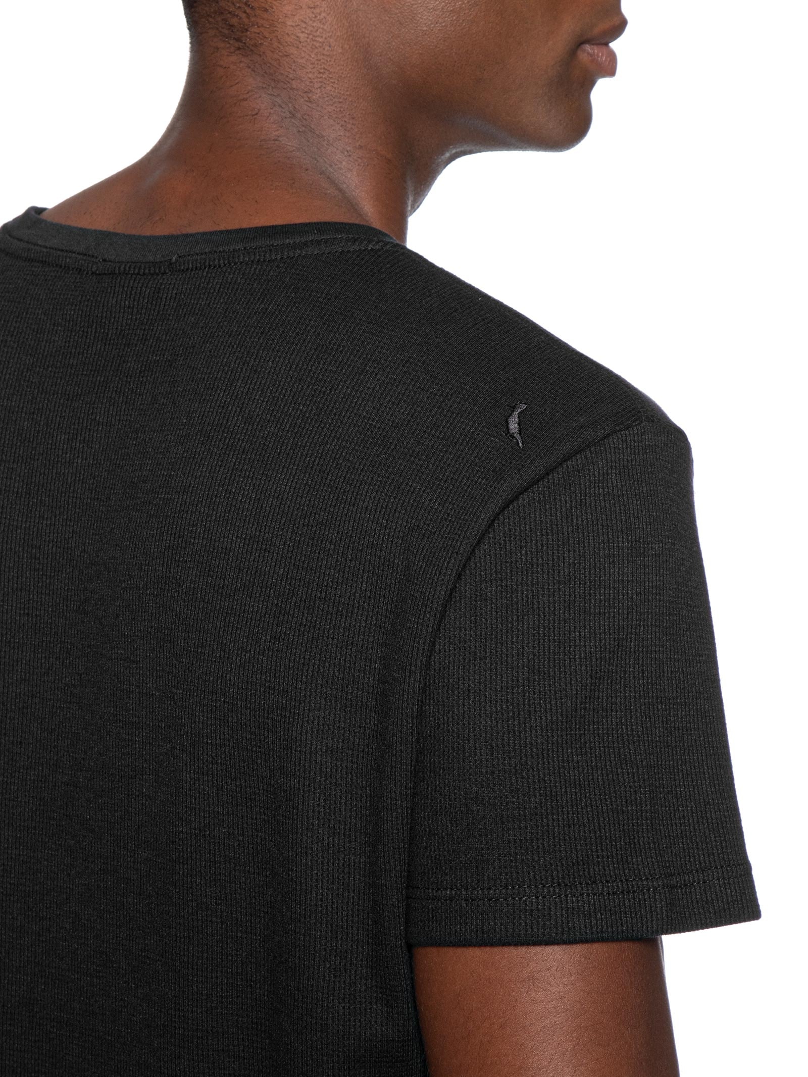 Camiseta Masculina Waffle Preto Reserva