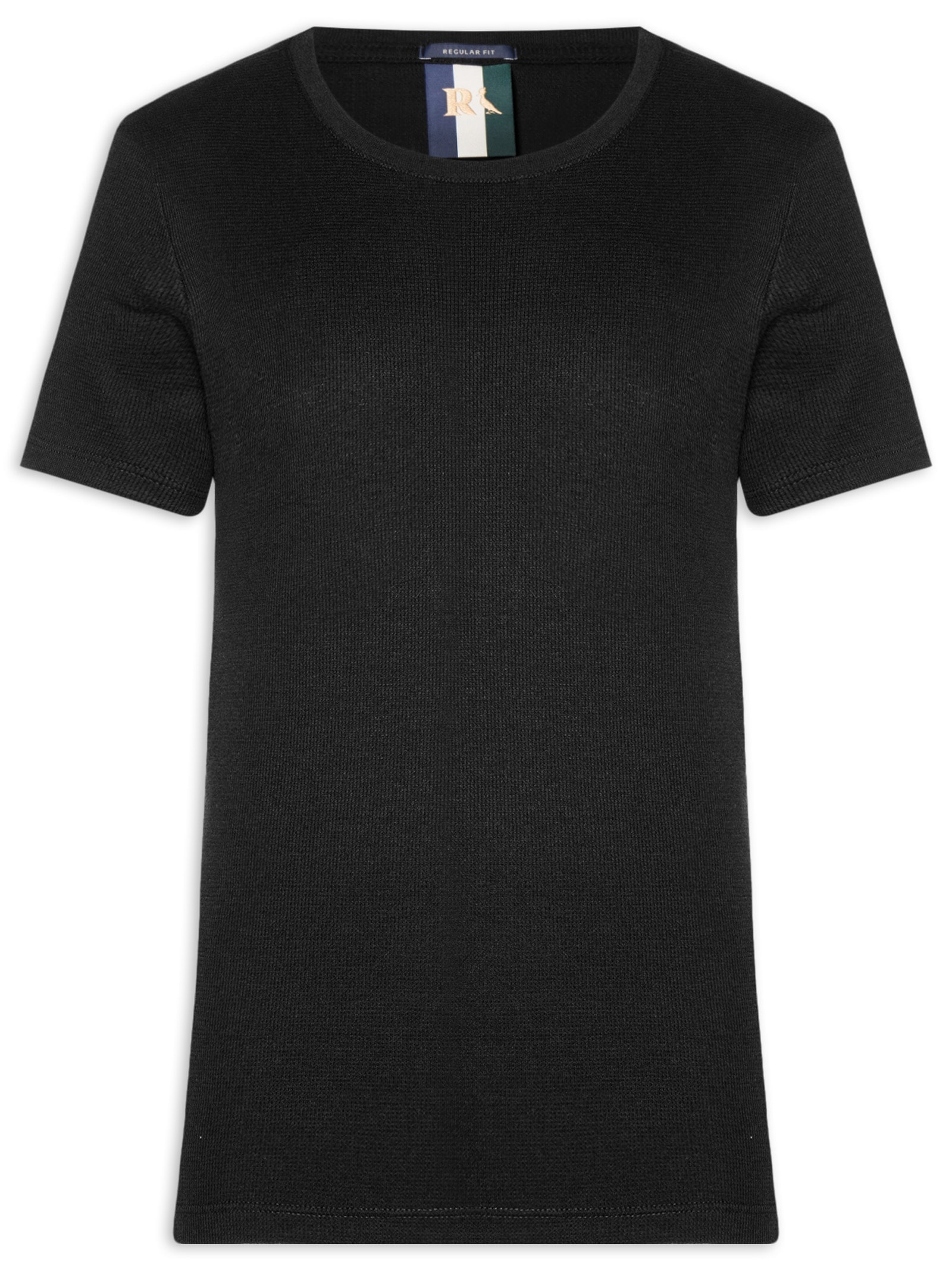 Camiseta Masculina Waffle Preto Reserva