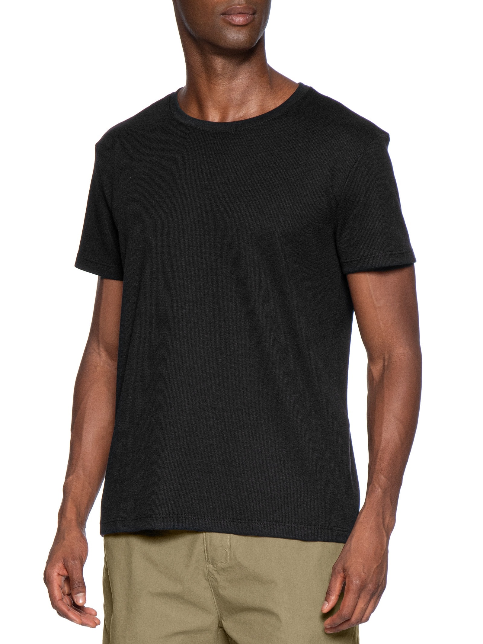 Camiseta Masculina Waffle Preto Reserva